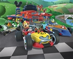 Tapeta 3D Walltastic - Mickey Mouse Racers