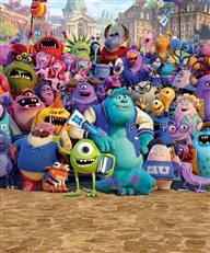 Zdjęcie Tapeta 3D Walltastic - Monsters University