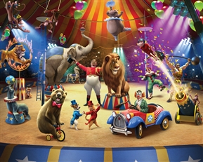 Zdjęcie Tapeta 3D Walltastic - The Circus