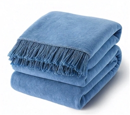 Zdjęcie Koc Mocadesign 150x200 niebieski