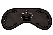 Opaska na Oczy wzór Swarovski Crown black