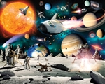 Tapeta 3D Walltastic - Space Adventure