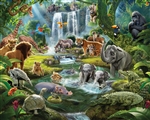 Tapeta 3D Walltastic - Jungle Adventure