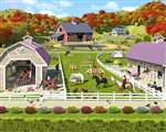 Tapeta 3D Walltastic - Horse and Pony